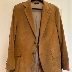 Burnt Orange Vintage Corduroy Blazer